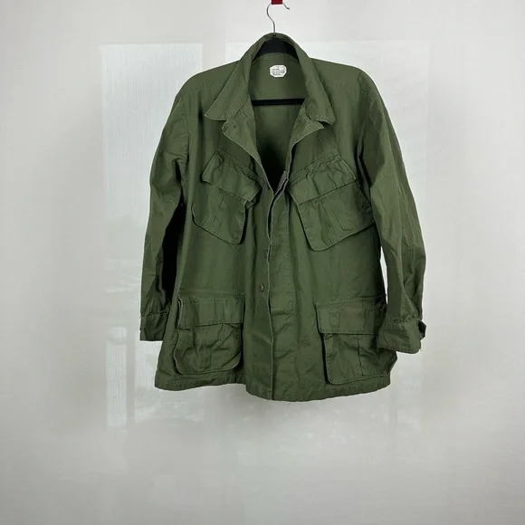 Vietnam War Era Named US Army Tropical Combat Jacket – Khaki – Size Large - Picture 6 of 14